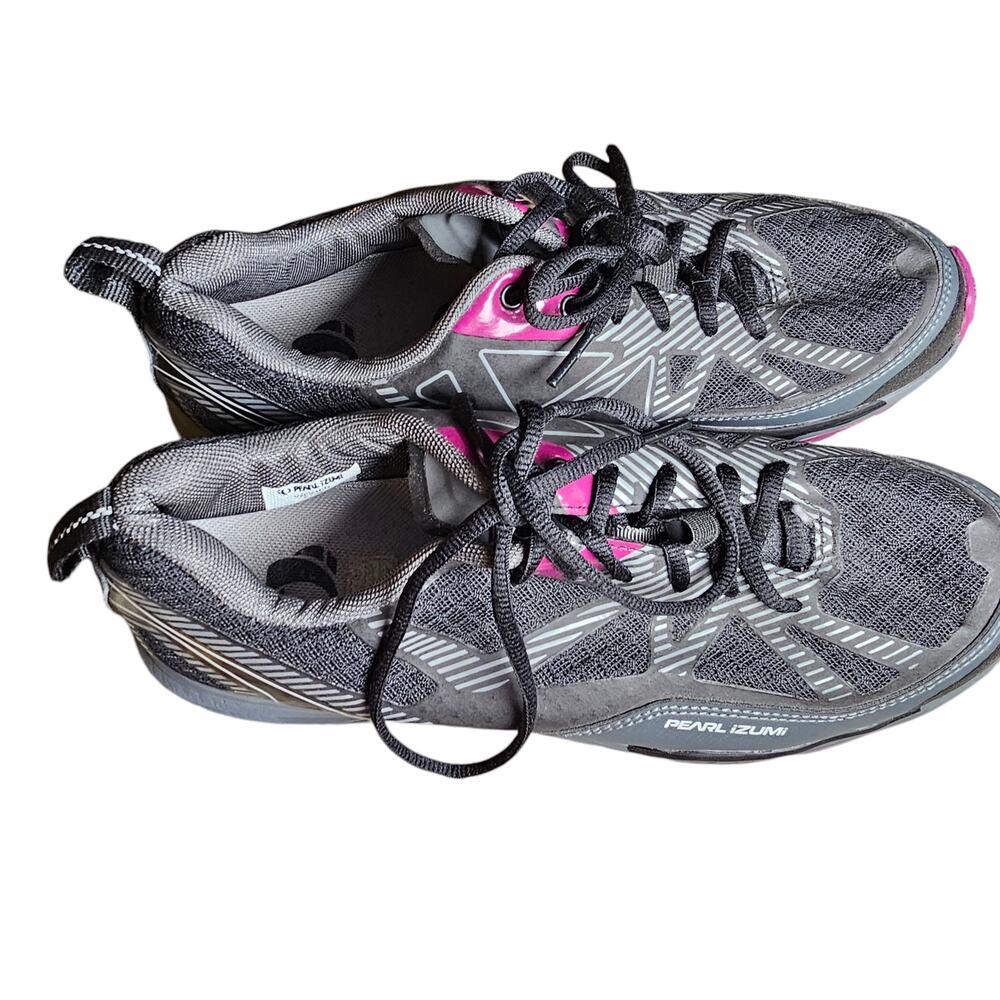 Pearl Izumi Sneakers Pink Cycling Shoes Cleats Biking Bicycle Pedals Road X-Alp - Picture 5 of 13